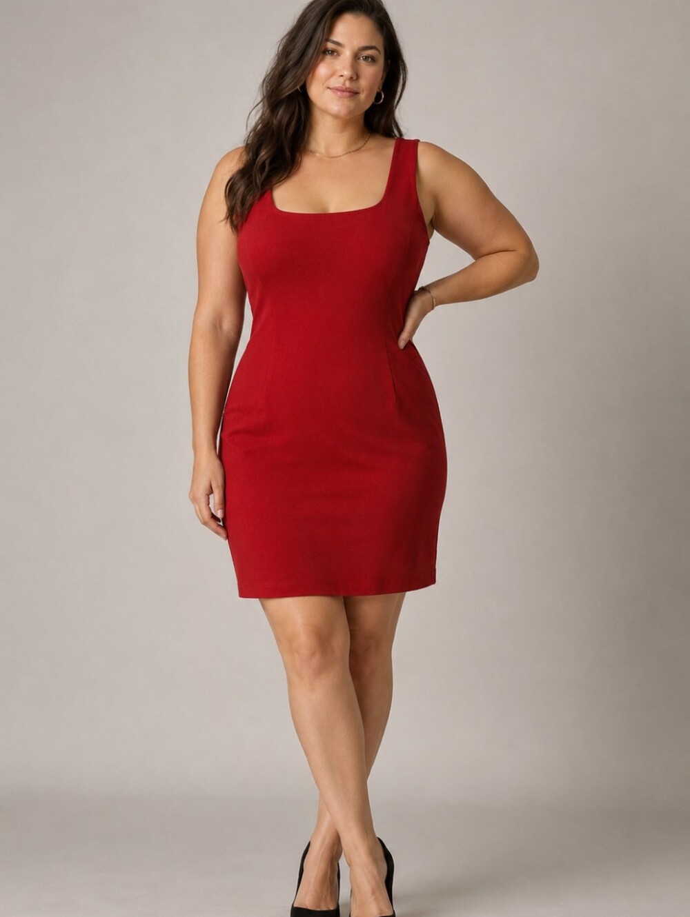 Tristan & Iseut Red Sleeveless Sheath Dress Size 12